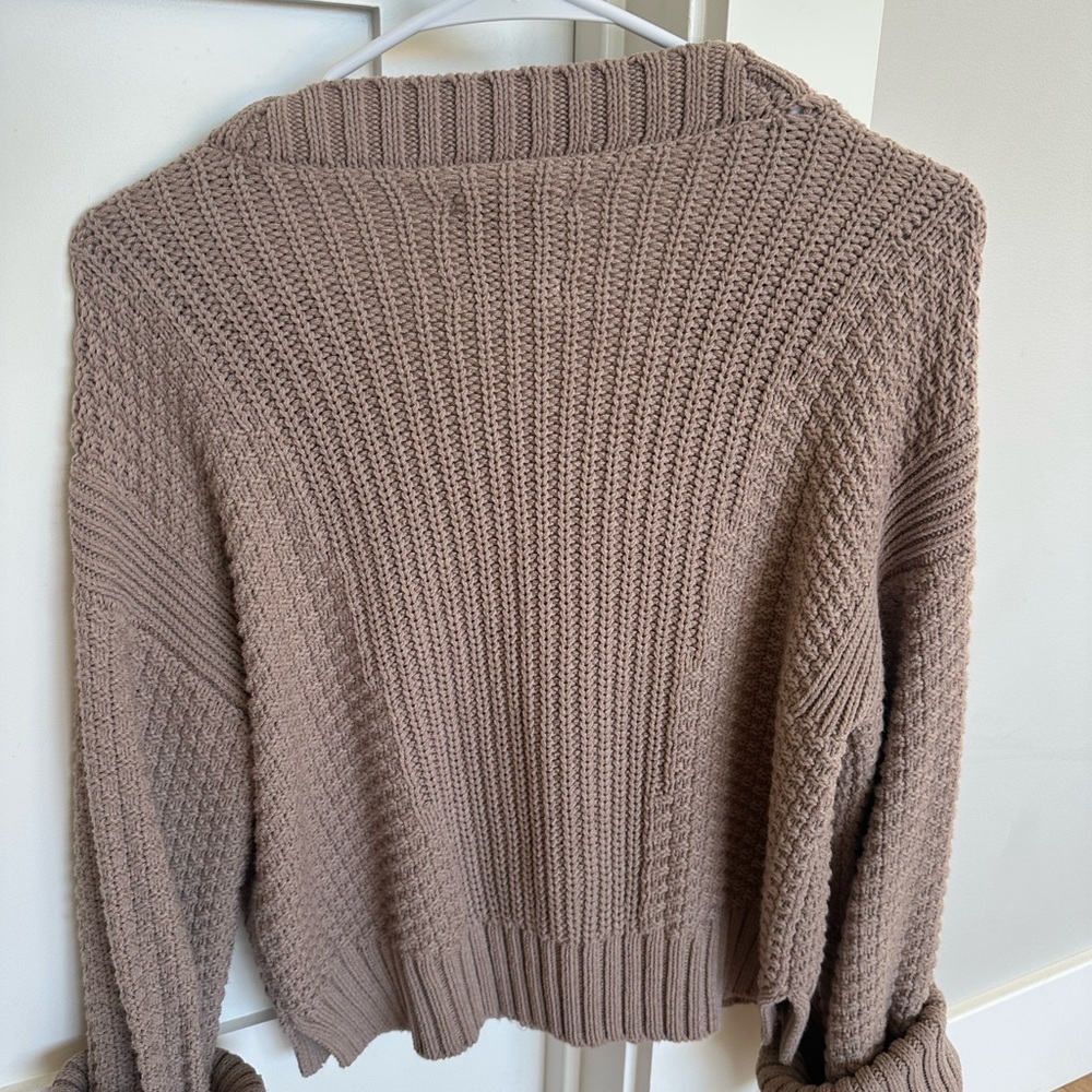 Abercrombie & Fitch Women's Taupe Cardigan - Picture 2 of 3